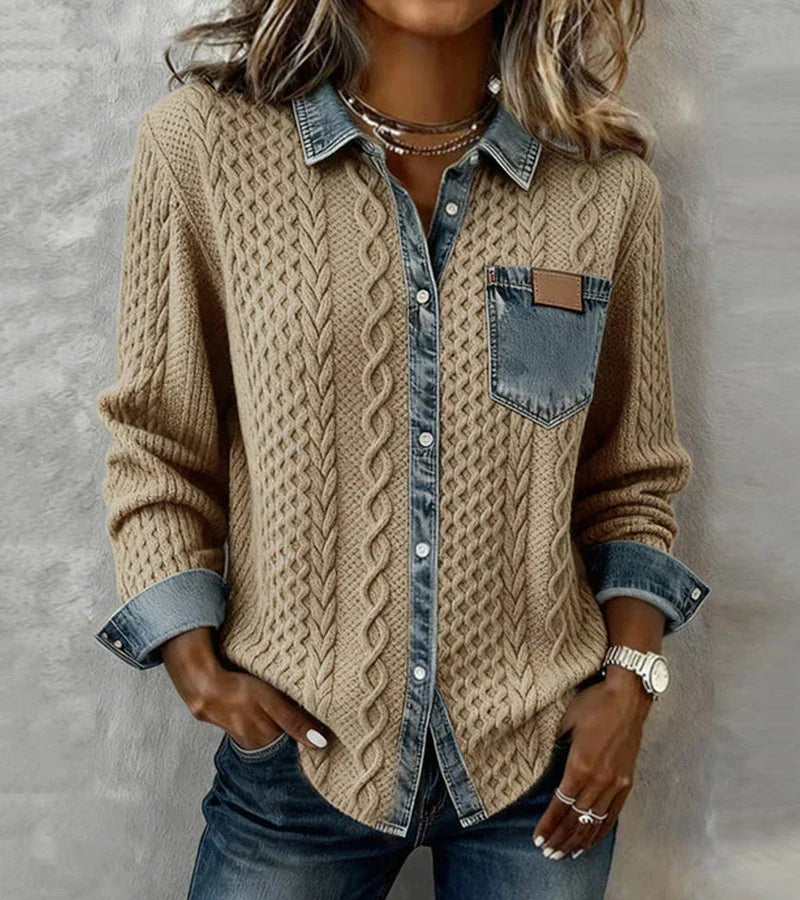 NARIELLA™ | Elegant patchwork-top