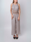 Sophie | Ærmeløs Jumpsuit med Rund Halsudskæring