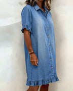 Anouk | Komfortabel Denimkjole