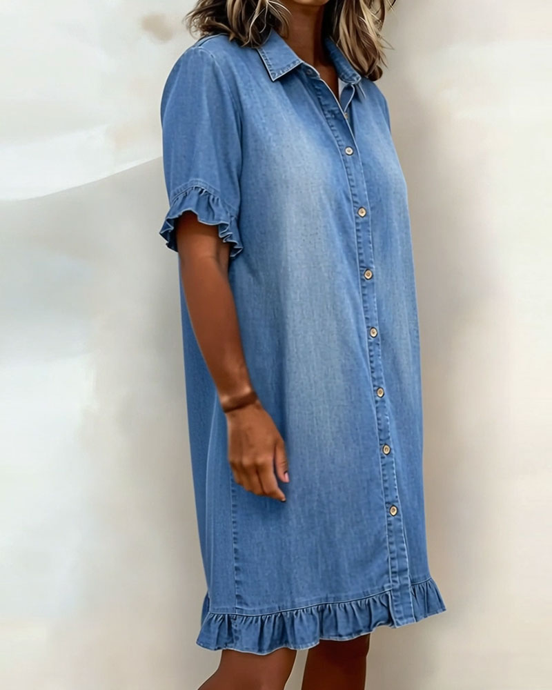 Anouk | Komfortabel Denimkjole