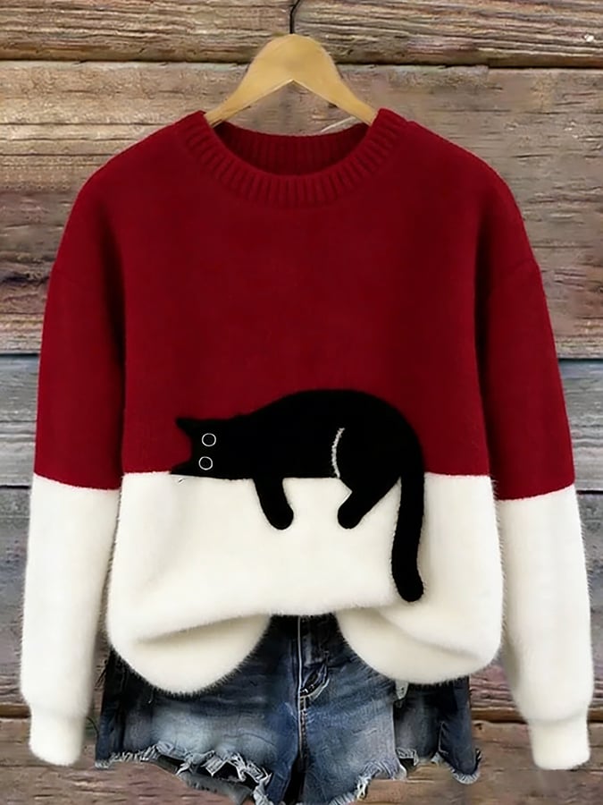 Maya™ – Blødstrikket pullover