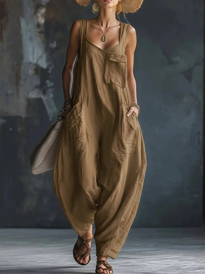 Aveline | Afslappet Hør-Overall