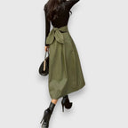 Rufina™ - Elegant midi-nederdel til festen
