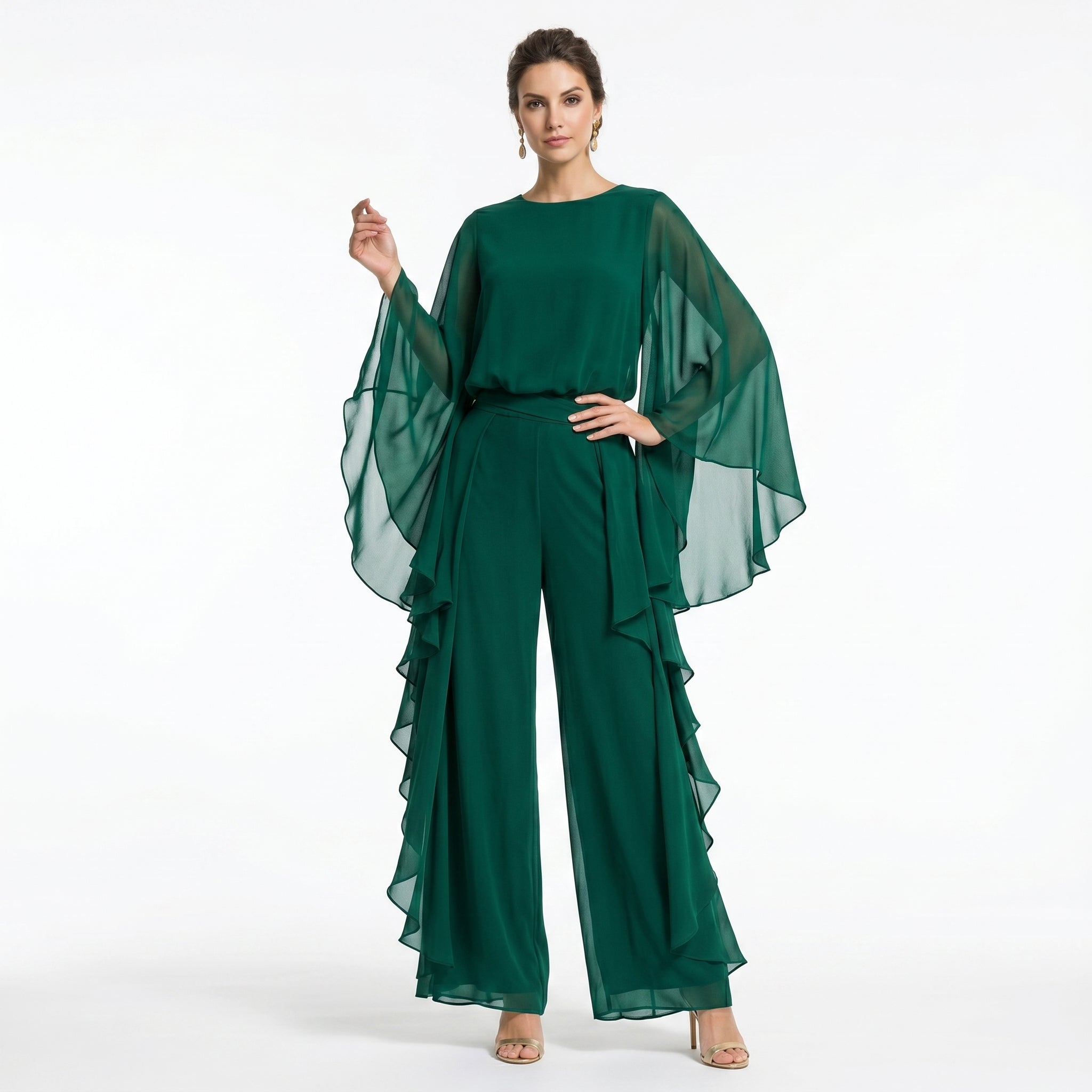 Inês - Festkostume med elegant kappe