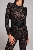 LALUNA® | JUMPSUIT MED BLONDER