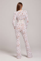 LALUNA® | JUMPSUIT MED BLONDER