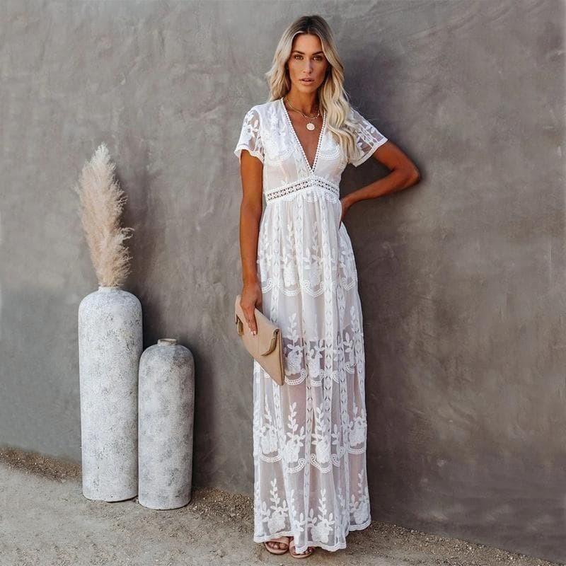 Aniek™ - Maxi Kant Ibiza Kjole