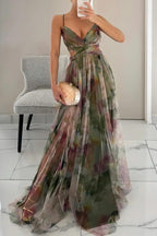 Victoria | Smuk maxi-kjole med blomsterprint