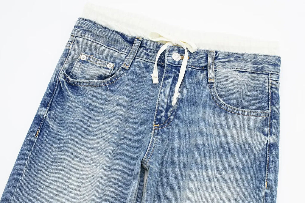 Anna | HVIDE LIGE BOKSER JEANS