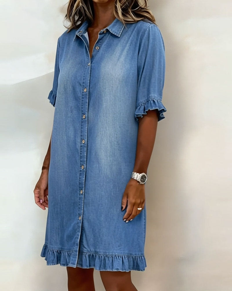 Anouk | Komfortabel Denimkjole