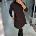 Isabelle™ – Elegant kjole med plisseret detalje