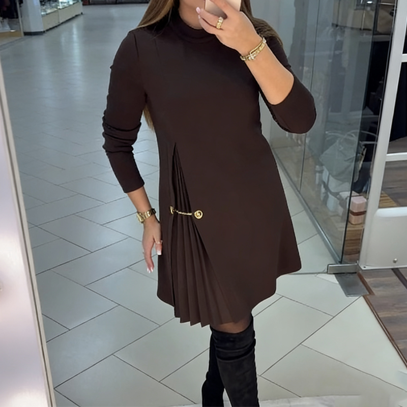 Isabelle™ – Elegant kjole med plisseret detalje