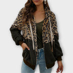 Mernelle™ - Blød fleecepullover med leoparddesign