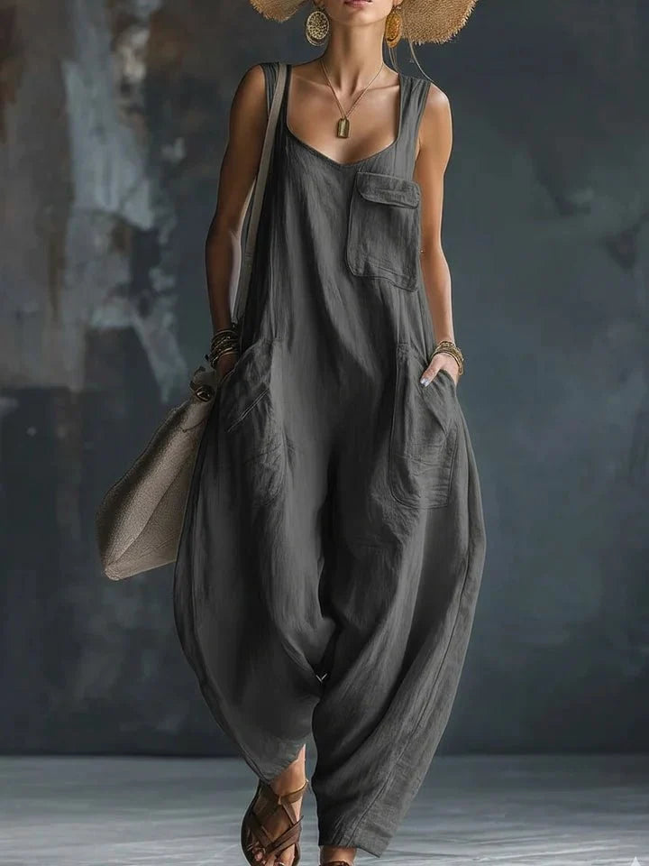Aveline | Afslappet Hør-Overall