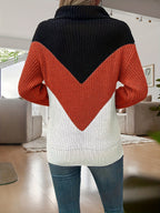 Kathrin™ – Elegant strikket sweater med lange ærmer