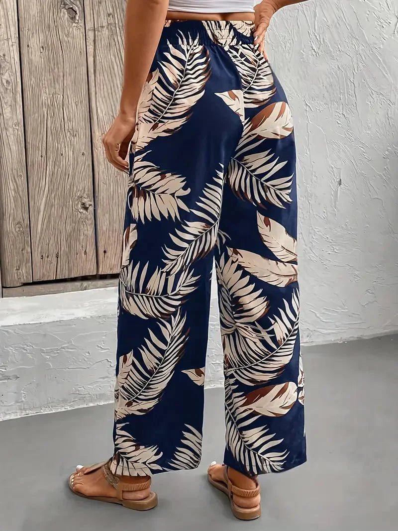 Camille™ | Lette sommerbukser til kvinder med blomsterprint