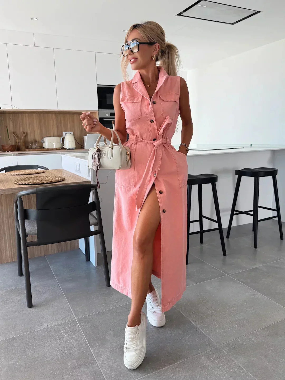 Isabelle | Maxi denimkjole