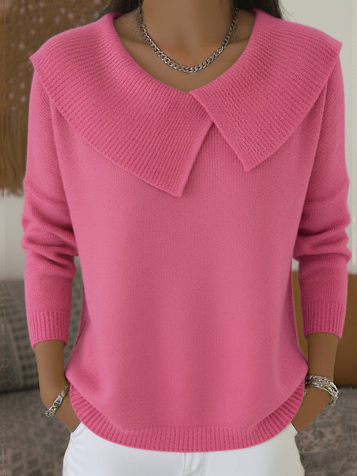 Lucia™ | Varm sweater med blød krave