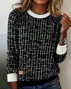 Laluna® | Afslappet ternet sweater
