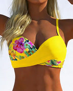 Bikini Bralette Stil Trykt Kontrast