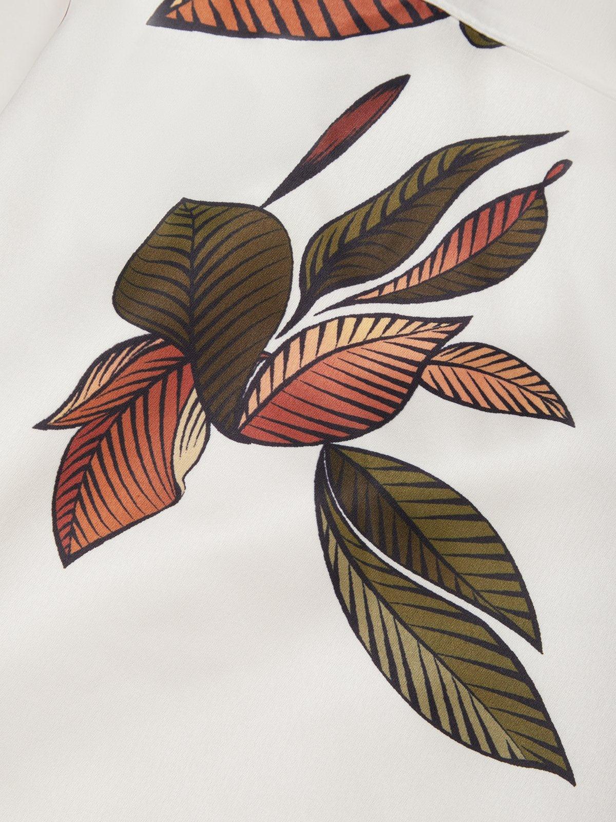 Elin™ | Elegant slå-om-kjole med blomsterprint