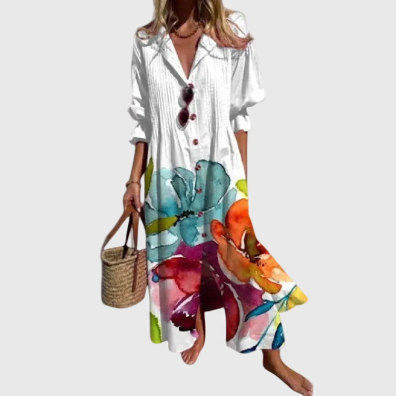 Marloes | Elegant lang bohemekjole