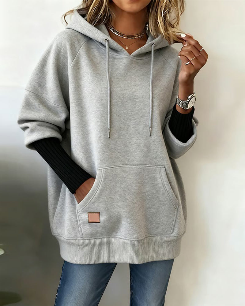 Laluna® | Casual Stilfuld Løs Hættetrøje