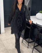 Lisa | Stilfuld bluse med flæser