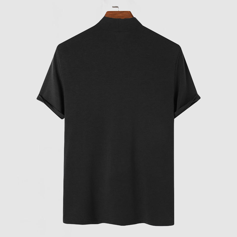 Daan | Luksuriøs T-shirt i strækbart bomuld til mænd