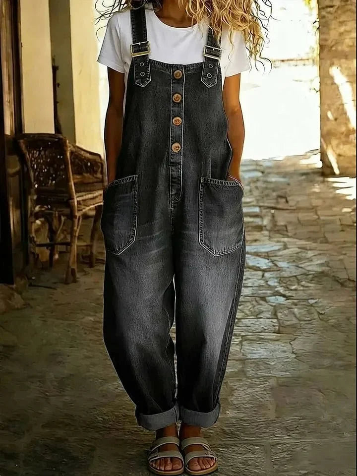 Sanne | Denim Overall