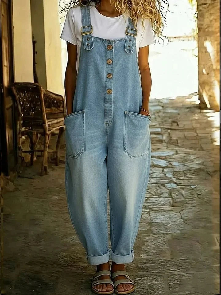 Sanne | Denim Overall