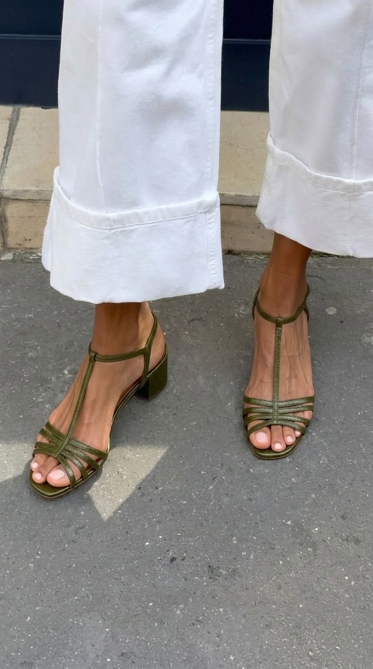 Allegra | Guldfarvede Hverdags Elegance Sandaler