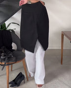 Femke | Ensfarvede Asymmetriske Casual Bukser