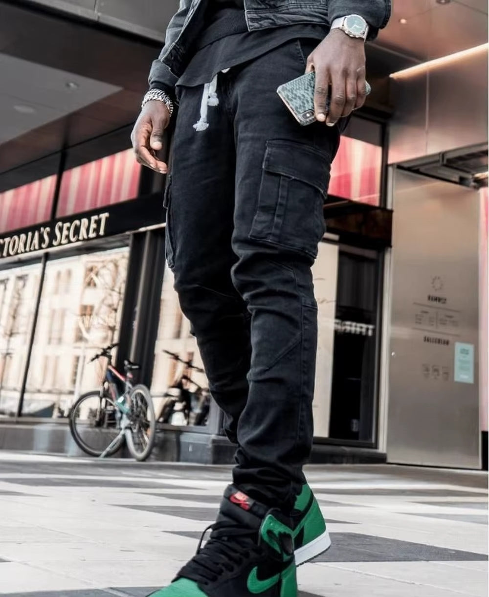 Laluna® | Cargo Street Elastikjeans