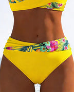 Bikini Bralette Stil Trykt Kontrast