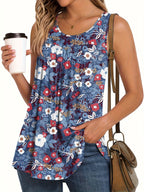 Laluna® | Stilfuld skjorte med blomsterprint