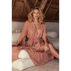 Fleur™ - Maxioud Pink Ibiza-kjole