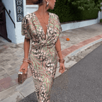 Genua | Elegant kjole med drapering