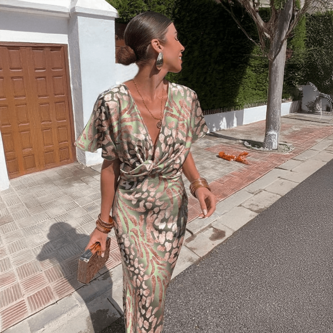 Genua | Elegant kjole med drapering