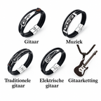 Musicwaker® | Håndlavet armbånd af kvalitetslæder