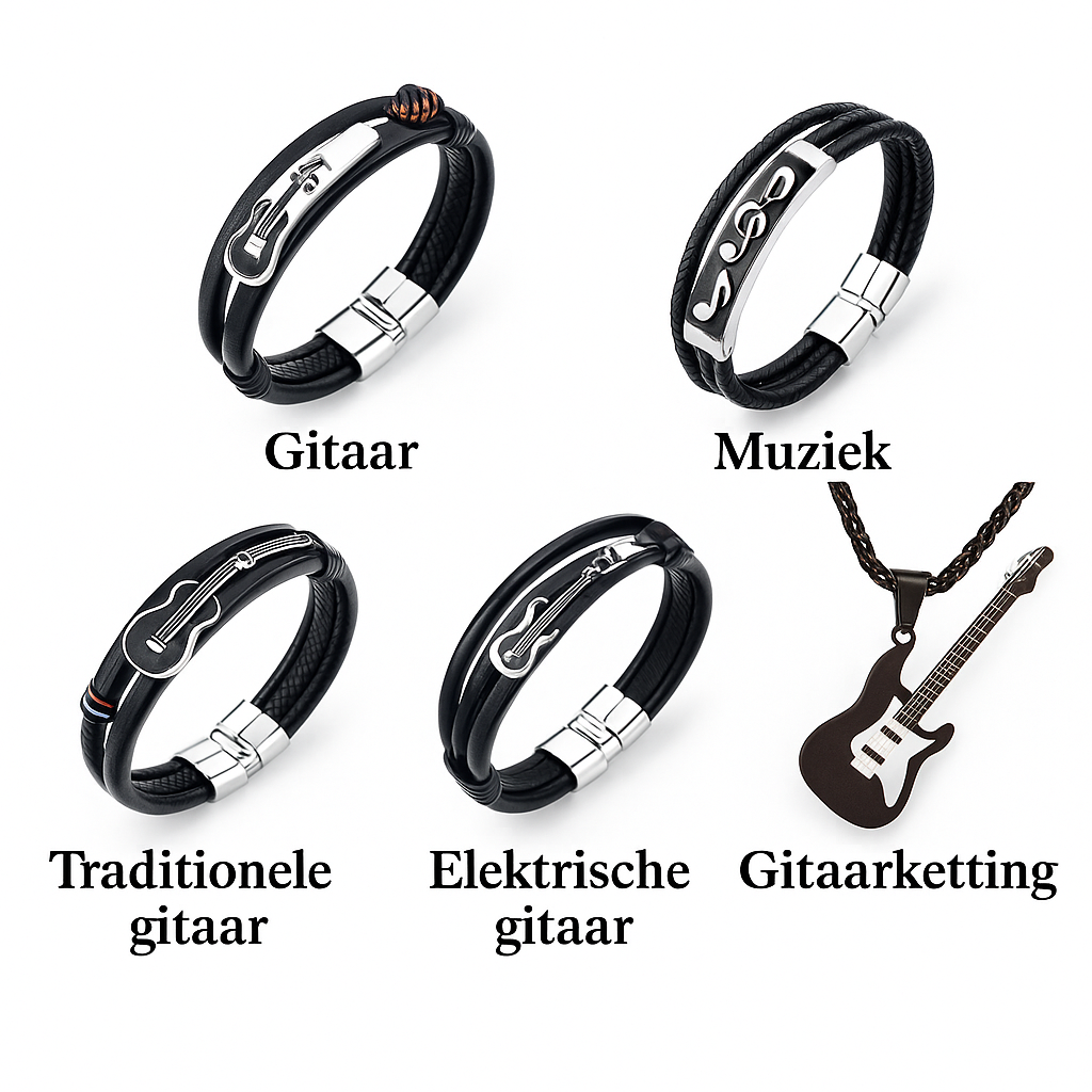 Musicwaker® | Håndlavet armbånd af kvalitetslæder
