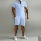Giel | Poloshirt- og shortsæt til herrer