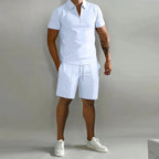 Giel | Poloshirt- og shortsæt til herrer