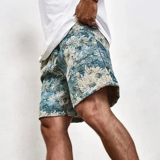 Giovanni Korte Bukser Med Blomsterprint