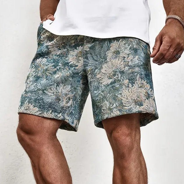 Giovanni Korte Bukser Med Blomsterprint