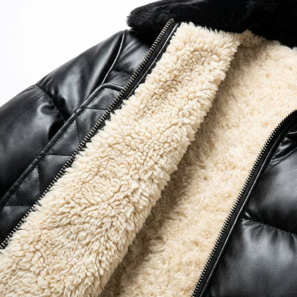 Laluna® | Varm vatteret jakke med vintage-look