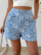 Helena™ | Jacquard-shorts til damer