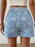 Helena™ | Jacquard-shorts til damer