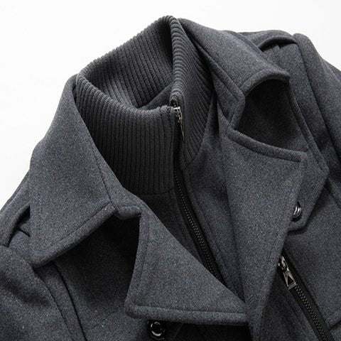 Laluna® | Stilfuld Peaky Blinders Vinterjakke