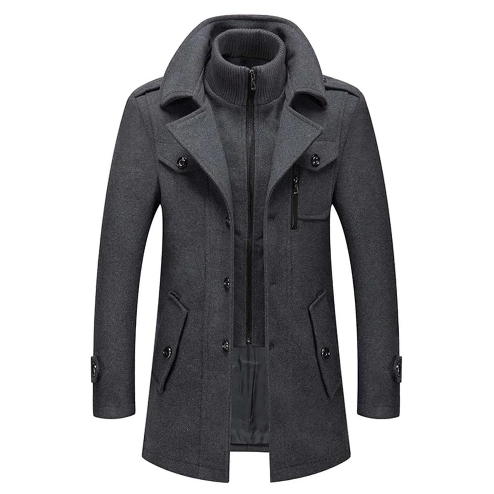 Laluna® | Stilfuld Peaky Blinders Vinterjakke